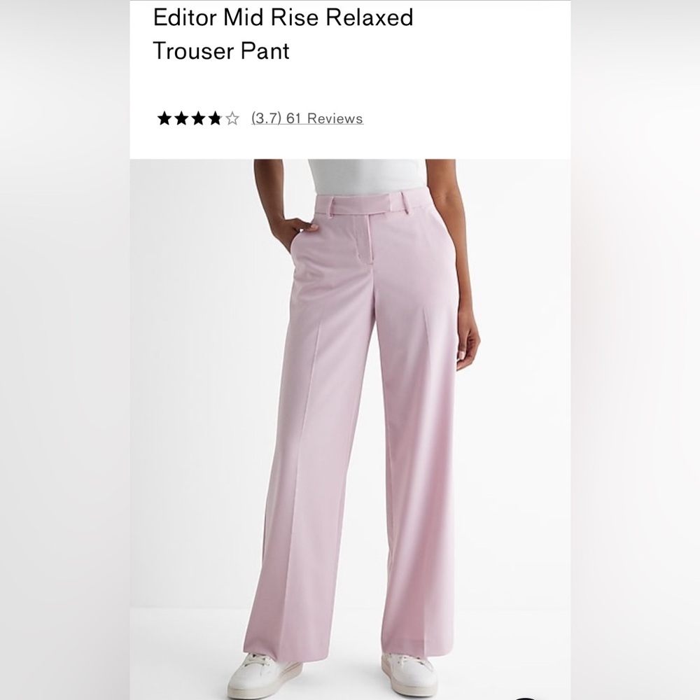 Express Editor Mid Rise Pant